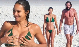 Siêu mẫu Lais Ribeiro đẹp như mộng ở biển