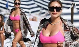 Vợ cũ huyền thoại bóng rổ Scottie Pippen 'bốc lửa' với bikini ở tuổi U50