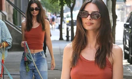 Emily Ratajkowski diện mốt không nội y ra phố, không tha thứ cho chồng ngoại tình