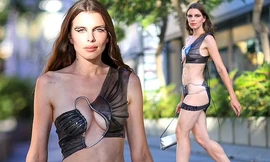 Tình cũ của Kanye West lại gây sốc với trang phục hở hang, không nội y ra phố