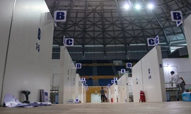Bệnh viện dã chiến 700 giường hoàn thành sau 4 ngày 'thần tốc' thi công