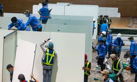 4 ngày ‘biến’ Cung thể thao rộng 94 nghìn m2 thành bệnh viện dã chiến 