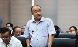 Ông Lê Quang Nam, Giám đốc Sở TN&MT thành phố Đà Nẵng thông tin về sự việc. 