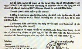 Giả văn bản của Chủ tịch Đà Nẵng để thổi giá đất