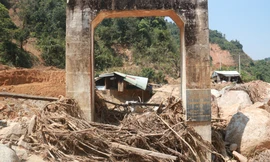 4 người còn mất tích, vùng núi lở Phước Sơn vẫn chồng chất khó khăn