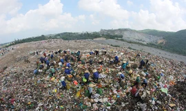 Bãi rác Khánh Sơn sẽ được nâng cấp cải tạo. Ảnh. N.Đ