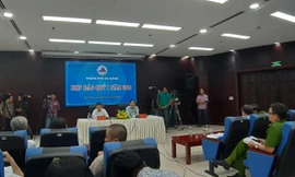 Quang cảnh buổi họp báo