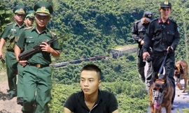 Gần 4 ngày qua, không quản nắng nóng, các lực lượng chức năng triển khai vây bắt phạm nhân Triệu Quân Sự ở rừng Hải Vân. Ảnh: Nguyễn Thành