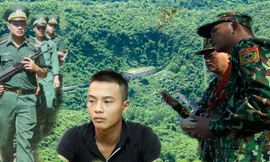 Các lực lượng chức năng triển khai lực lượng tìm kiếm phạm nhân Triệu Quân Sự trong hơn 3 ngày qua. Ảnh: Nguyễn Thành