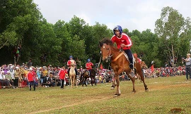 Đua ngựa tại Phú Yên. Ảnh: Văn Tài