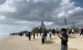 Khu vực nơi xảy ra vụ đuối nước. Ảnh: Nguyễn Ngọc