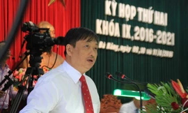 Ông Đặng Việt Dũng tại một kỳ họp của HĐND thành phố Đà Nẵng. 