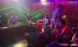 Động lắc karaoke Không gian xưa ở quận Thanh Khê, TP Đà Nẵng vừa bị công an phát hiện. 