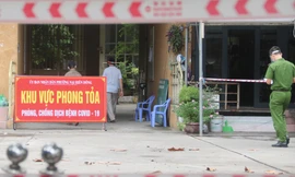 Chung cư A3 Vũng Thùng phường Nại Hiên Đông đã được phong toả từ sáng nay.