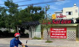 Các hàng quán trên địa bàn tỉnh Quảng Ngãi được mở của kinh doanh trở lại vào ngày 24/8. Ảnh: Nguyễn Ngọc