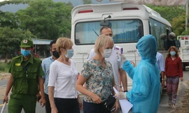 Đà Nẵng đang giám sát, theo dõi kỹ người ra vào TP để phòng chống lây lan COVID-19. Ảnh: Nguyễn Thành