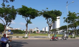 Lô đất A20 đường Võ Văn Kiệt (Sơn Trà, Đà Nẵng) liên quan đến vụ kiện. Ảnh: Nguyễn Thành