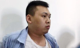 Nghi phạm Xiao Qui Ping tại cơ quan Công an TP Đà Nẵng. 