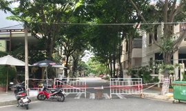 Khu vực từ số 02 đến 48 đường Hồ Huân Nghiệp đã được thiết lập vùng cách ly y tế. 