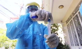Lấy mẫu xét nghiệm COVID-19 tại Đà Nẵng