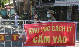 Đà Nẵng cách ly, phong toả phòng chống dịch COVID-19 hồi tháng 7/2020. Ảnh: Nguyễn Thành