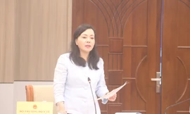 Bộ trưởng Bộ y tế Nguyễn Thị Kim Tiến giải trình các ý kiến của các đại biểu. Ảnh: Nguyễn Thành