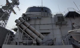 Cận cảnh khí tài tàu huấn luyện Nhật Bản tại cảng Đà Nẵng