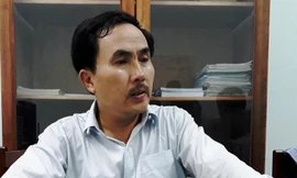 Ông Ngô Chính Công, Phó chủ tịch UBND phường Chính Gián. Ảnh Nguyễn Thành