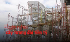 Huyện nghèo ở Quảng Nam xây tượng đài chục tỷ đồng 