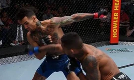 Joanderson Brito đấm trúng mặt Andre Fili.