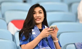 Vẻ đẹp hút hồn của các fan nữ Nhật Bản trong trận thua Croatia