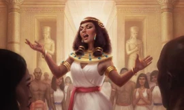 Cỗ quan tài tuyệt đẹp chứa xác ướp nữ ca sĩ Ai Cập cổ đại trước khi bị thiêu rụi.