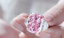Viên kim cương hồng The Sakura tuyệt mỹ.
