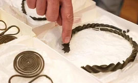 Những món đồ trang sức bằng đồng có niên đại 2.500 năm vừa được một người đàn ông tình cờ phát hiện trong rừng.