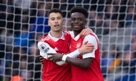 Saka, Martinelli san bằng kỷ lục của Ronaldo và Rooney