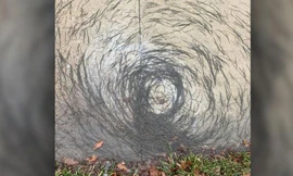 Vong xoáy giun kỳ lạ.