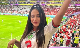 Mê mẩn với nhan sắc dàn CĐV Morocco tại World Cup 2022
