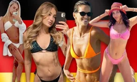 WAGs tuyển Đức khoe sắc ‘bốc lửa’, mừng đội nhà ‘thoát cửa tử’