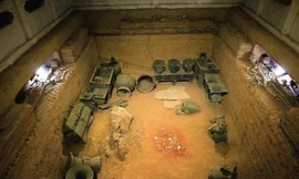 Bên trong lăng mộ của nữ tướng đẹp tuyệt trần, chiến tích lừng lẫy sánh ngang với Tần Thủy Hoàng. Ảnh QQ.