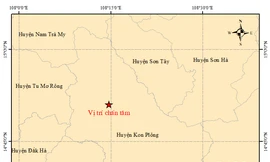 Bốn trận động đất liên tiếp ở Kon Tum