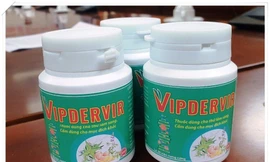 Sản phẩm thuốc thử nghiệm điều trị COVID-19 VIPDERVIR của Viện Hàn lâm Khoa học và Công nghệ Việt Nam. Ảnh: Viện Hàn lâm Khoa học và Công nghệ Việt Nam cung cấp.