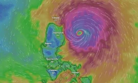 Bão Doksuri mạnh cấp 15, tiến vào Biển Đông