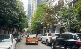 Ô tô bủa vây trường học