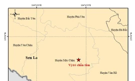 Động đất 3,2 độ ở Mộc Châu, gây rung chấn nhẹ
