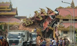 Thêm dư chấn 5.1 độ ở Myanmar, khó khăn chồng chất 