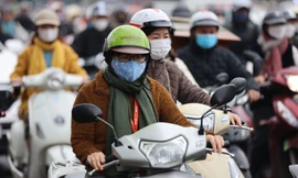 Gió mùa đông bắc tràn xuống vào cuối tuần