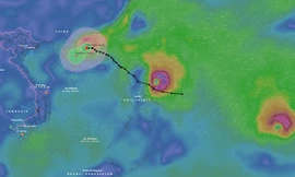 Bão số 8 suy yếu, gần Biển Đông thêm bão rất mạnh