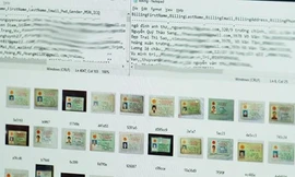 Nhiều dữ liệu cá nhân quan trọng của 10.000 người Việt bị rao bán trên mạng. Ảnh: VNN
