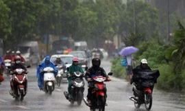 Miền Bắc đón mưa dông kéo dài