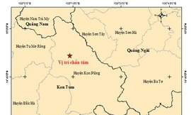 Trận động đất mới nhất xảy ra ở Kon Tum sáng nay 9/5.